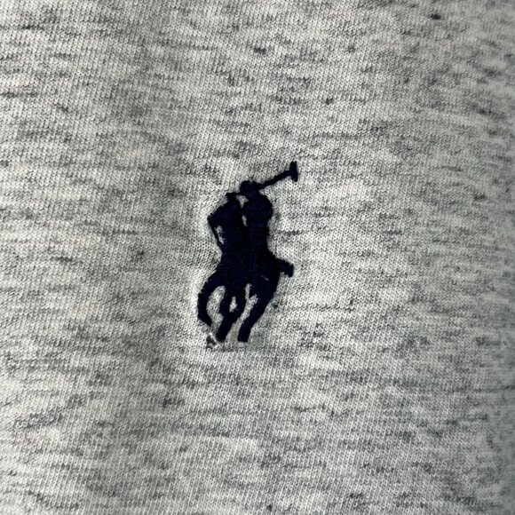 Polo by Ralph Lauren Men's XXL Long Sleeve Shirt Gray Crewneck Logo Casual Tee - Picture 6 of 9